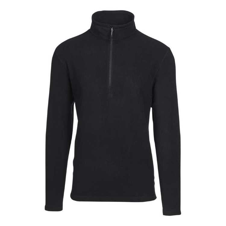 Cape Men's Storm Polar V Neck Quarter Zip Jacket Black