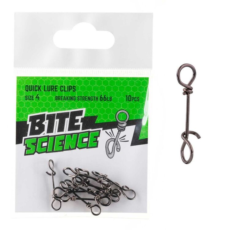 Bite Science Quick Lure Clips Pack Black