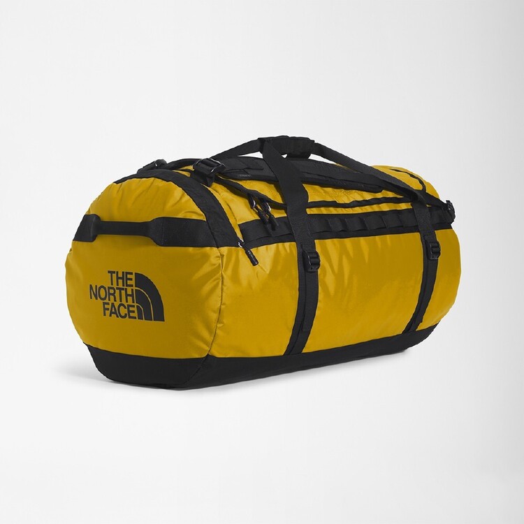 The North Face Large Base Camp Duffel Gold & Black 95 L