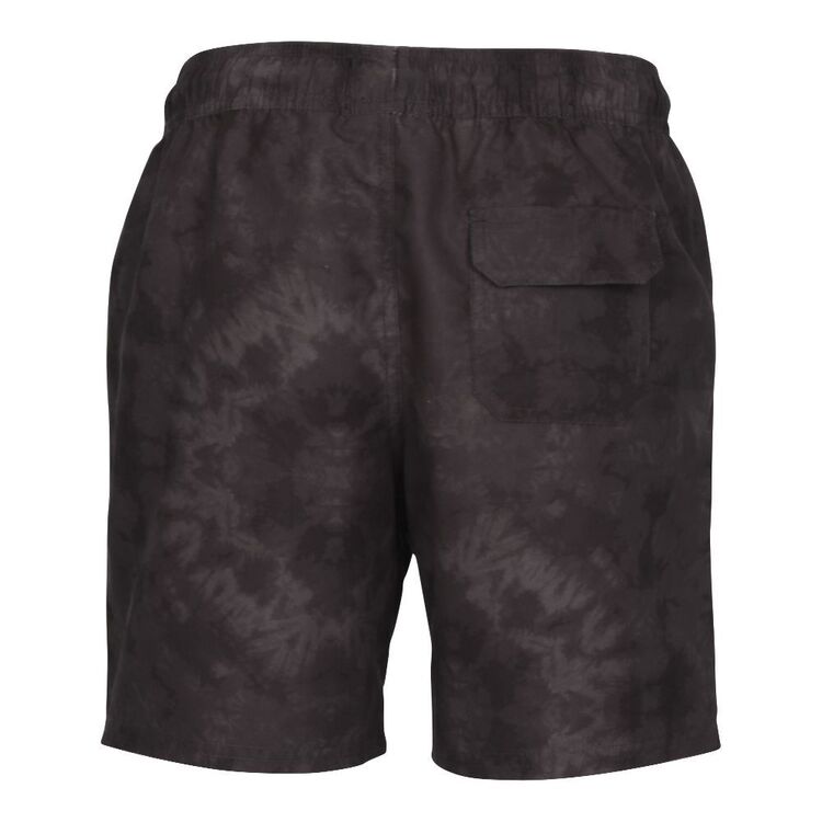 Body Glove Youth Boy's Tie Dye Swim Shorts Charcoal