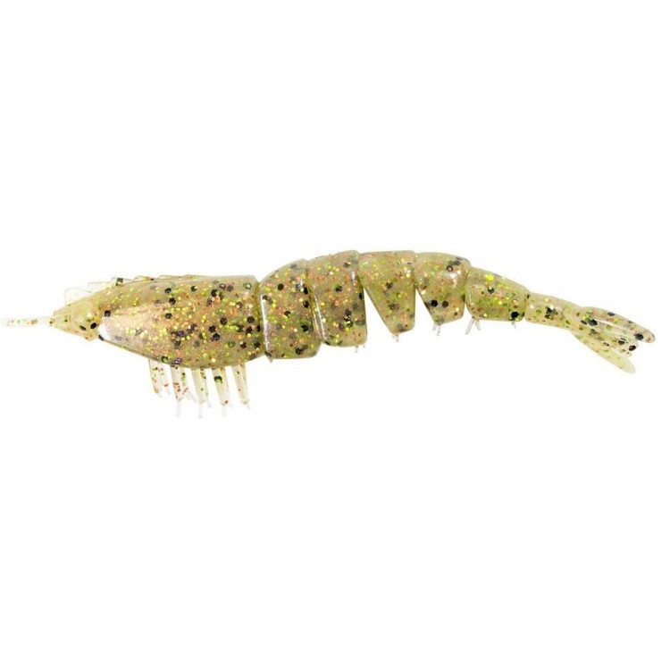 ZMan EZ ShrimpZ 3.5'' Lures 2 Pack Greasy Prawn