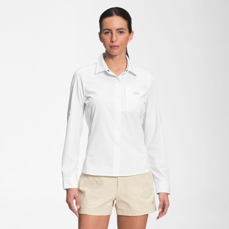 The North Face Women's First Trail UPF Long Sleeve Shirt TNF White