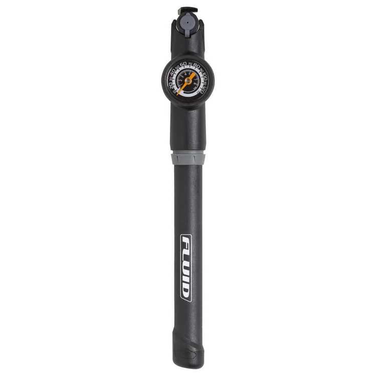 Fluid Shorty Pump With Gauge Black