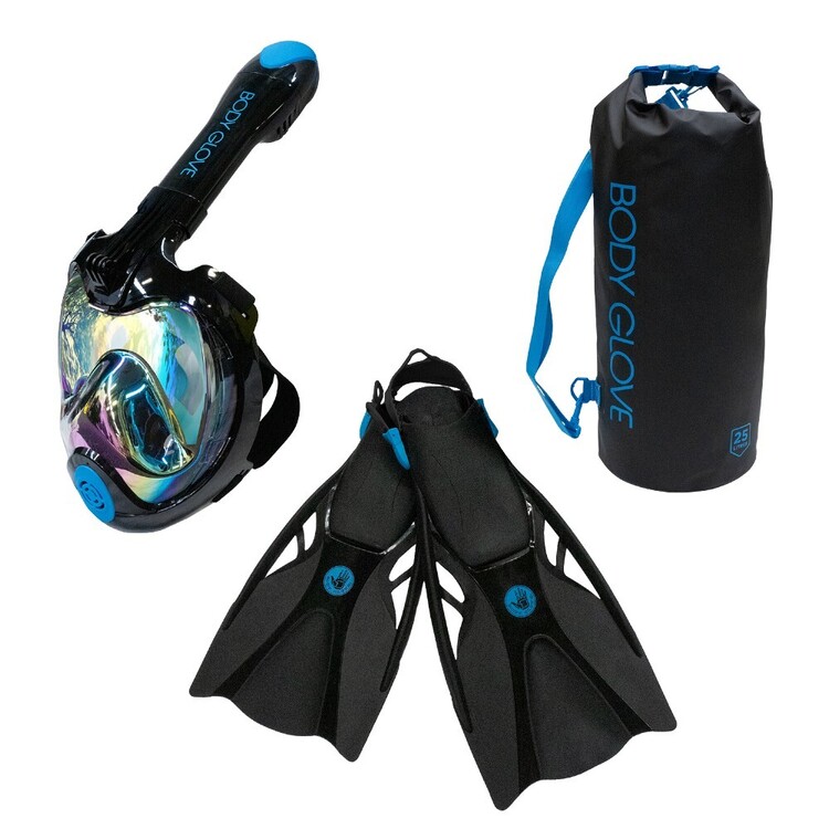 Body Glove Breathe Free Mask 4 Piece Combo Black