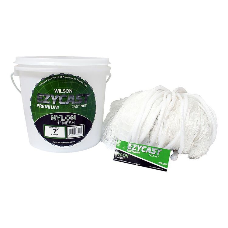 Wilson Ezy Cast Nylon Net 7' x 1" W/Lead 210/6 Clear 1In/7Ft