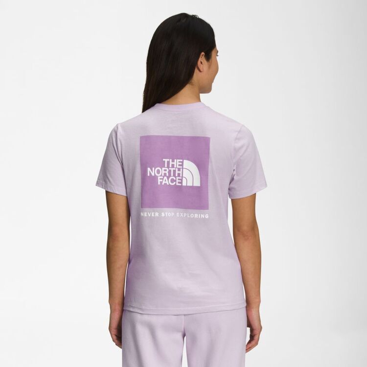 The North Face Women's Box NSE Short Sleeve Tee Lavender Fog & Lavender Fog