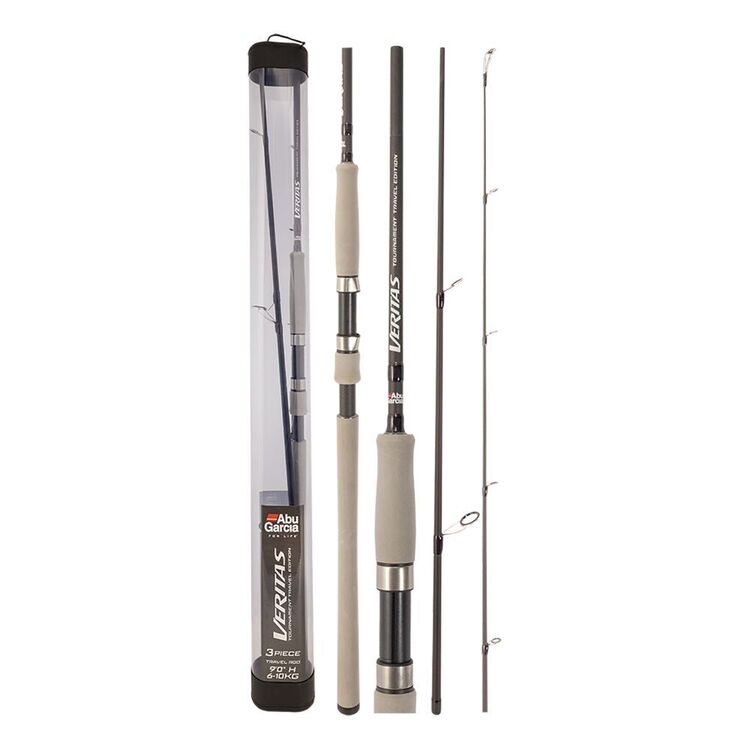Abu Garcia Veritas 7ft 3 Piece Heavy 6-10kg Tournament Travel Spinning Rod Multicolour 7Ft H/6-10Kg