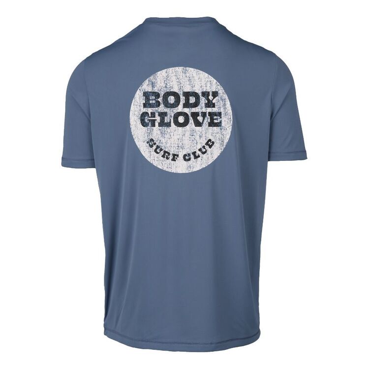 Body Glove Men's Surf Tee Rash Vest Element Blue