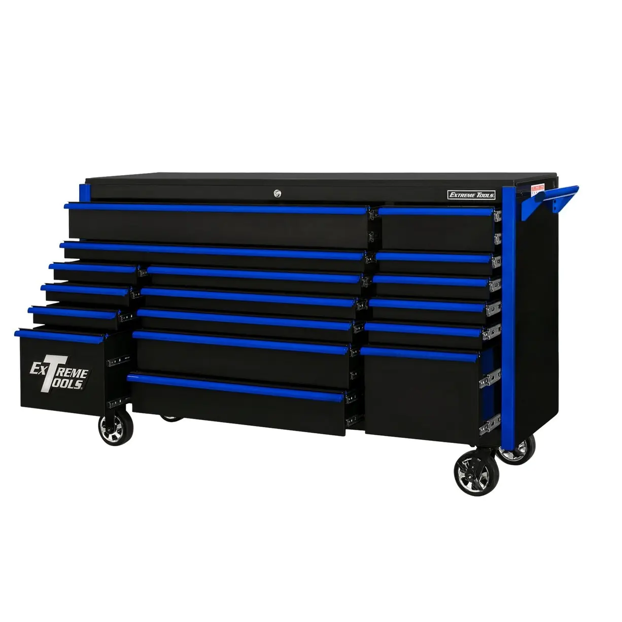 Extreme Tools DX Series 72” 17 Drawer Roller Cabinet