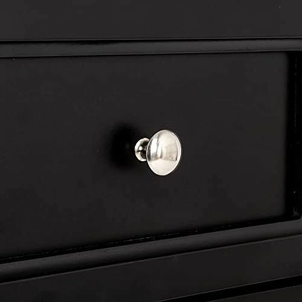 NTTBOBOEC Night Table Modern Wood Night Stand End Table Wooden Bed Side Tables with 2 Drawers Large Space Brown Size 15.74