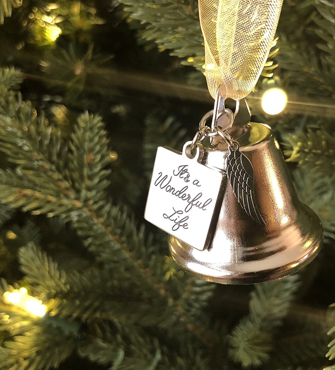 Christmas angel bell decoration