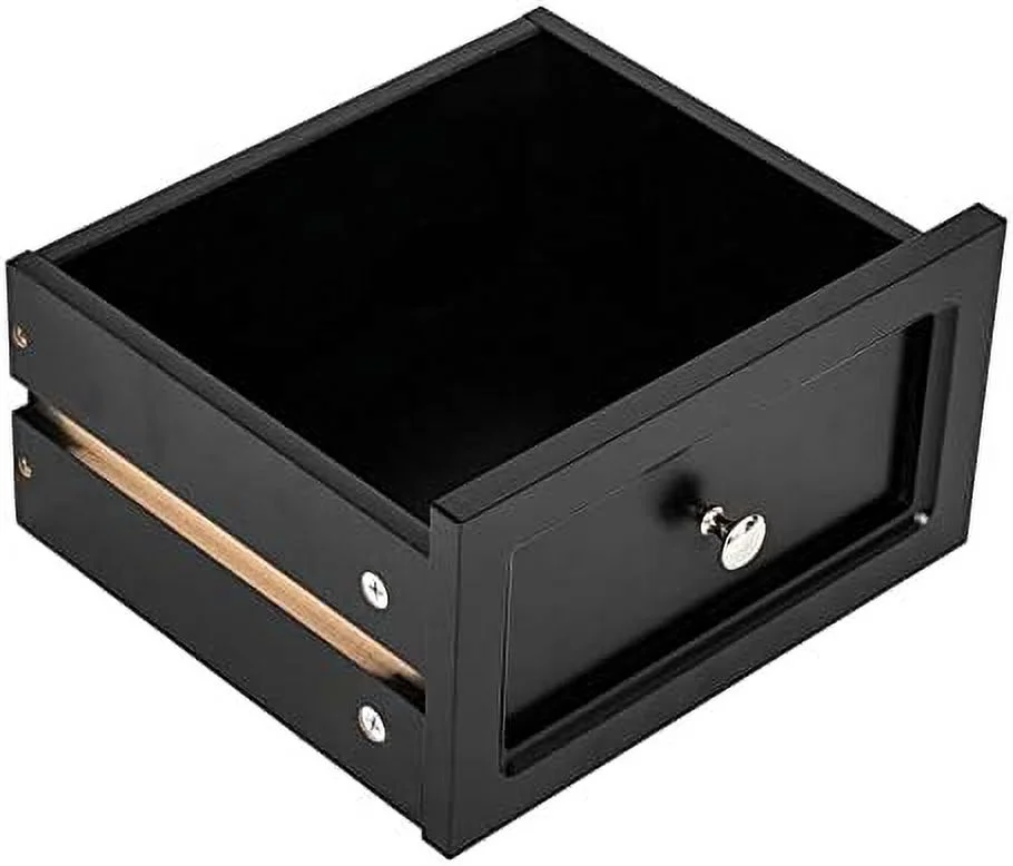 NTTBOBOEC Night Table Modern Wood Night Stand End Table Wooden Bed Side Tables with 2 Drawers Large Space Brown Size 15.74