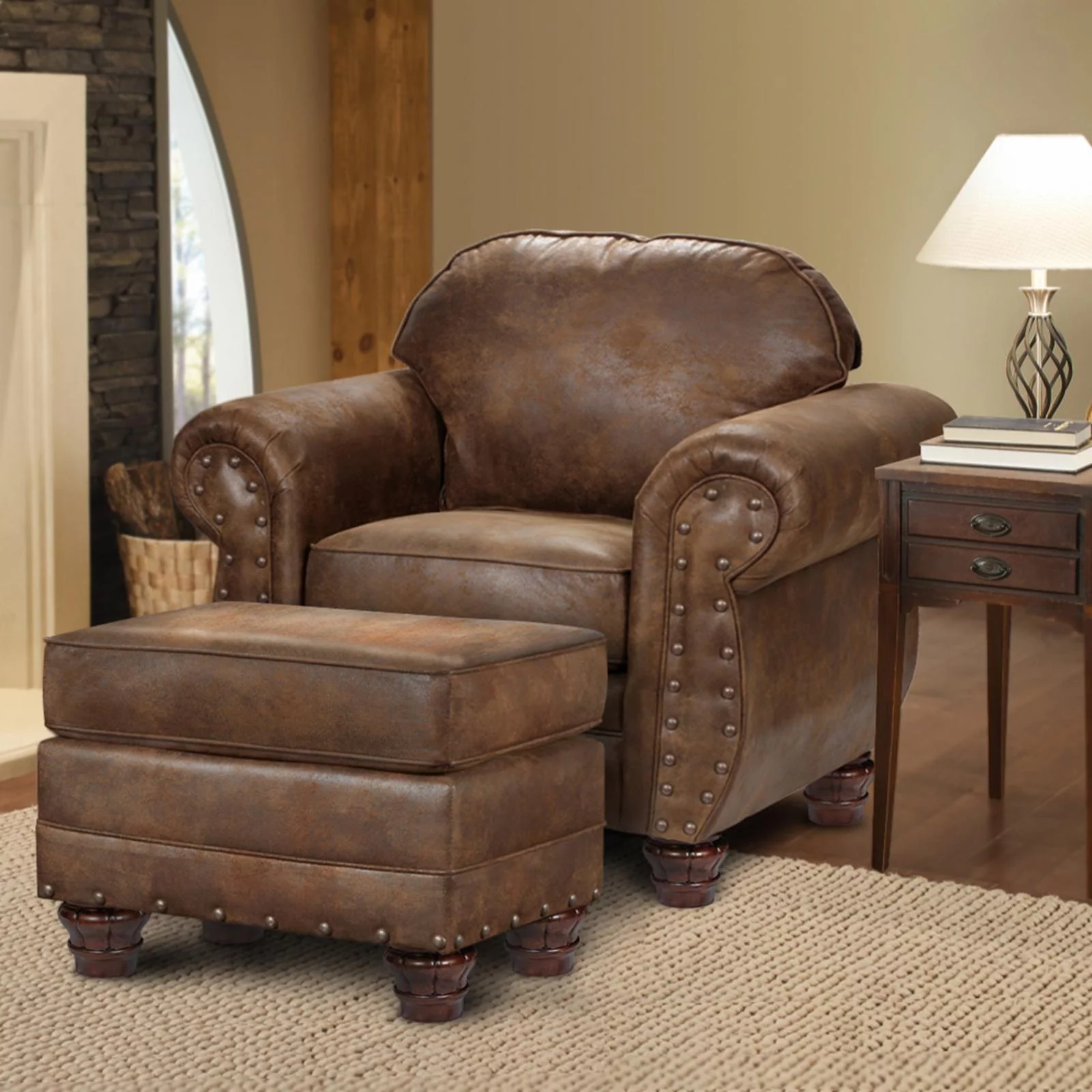 American Furniture Classics Model 99011-90, Sedona Lodge Arm Chair