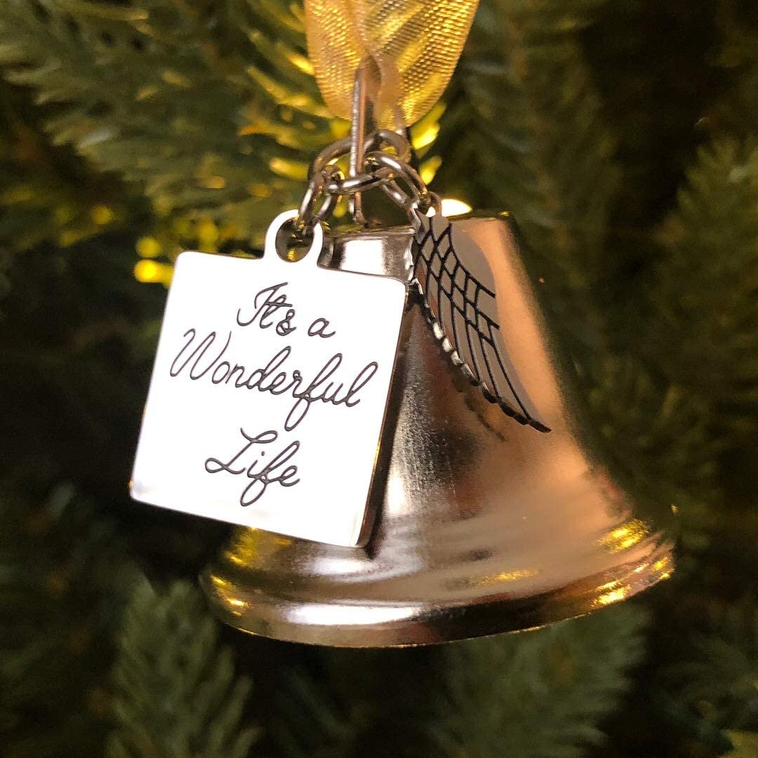 Christmas angel bell decoration