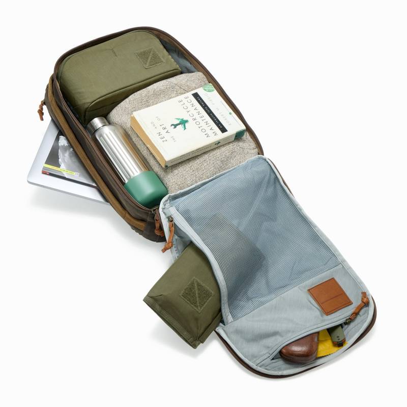 24l waxed canvas backpack durable stylish design