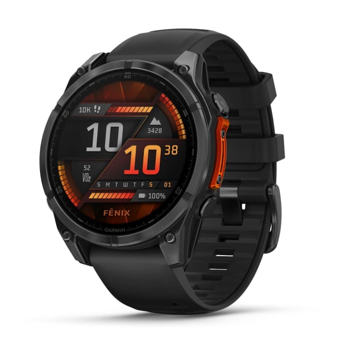 Garmin Fenix 8 47mm AMOLED Glass Multisport Smartwatch - Slate Grey