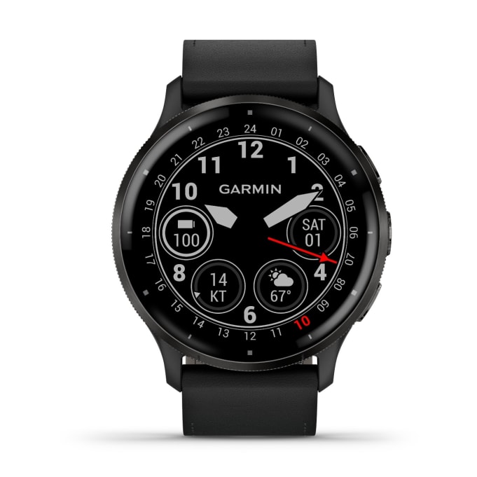 Garmin Venu 3 Health and Fitness GPS smartwatch + Leather Strap