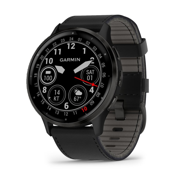 Garmin Venu 3 Health and Fitness GPS smartwatch + Leather Strap