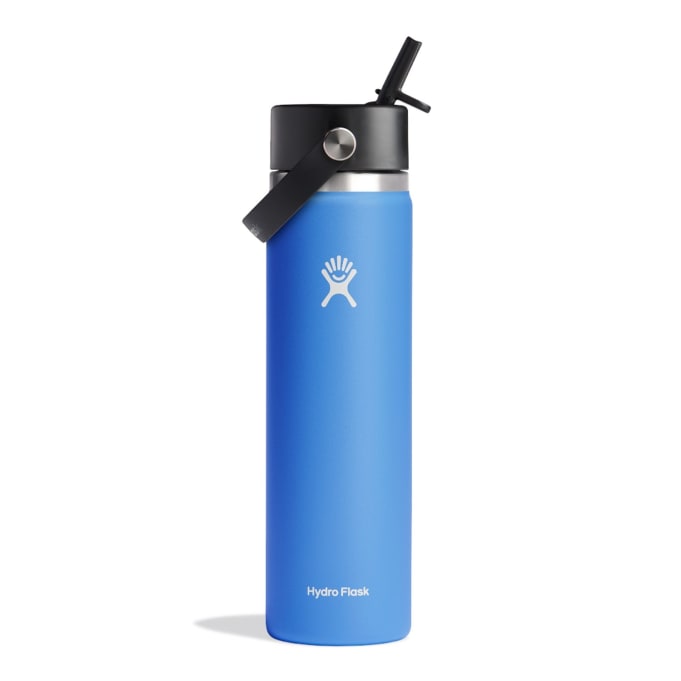 Hydro Flask Wide Mouth with Flex Straw Cap 24oz/709ml Cascade