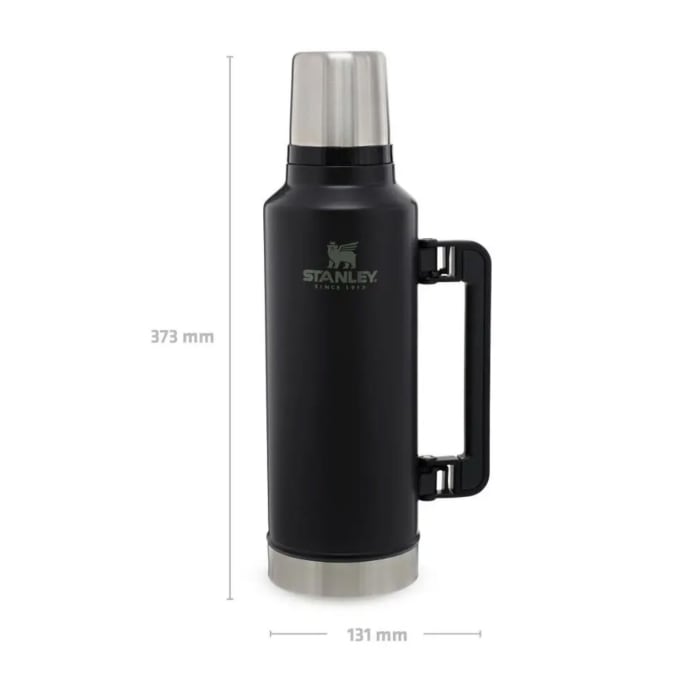 Stanley Legendary Classic Vacuum Flask 1.9L - Matte Black Pebble