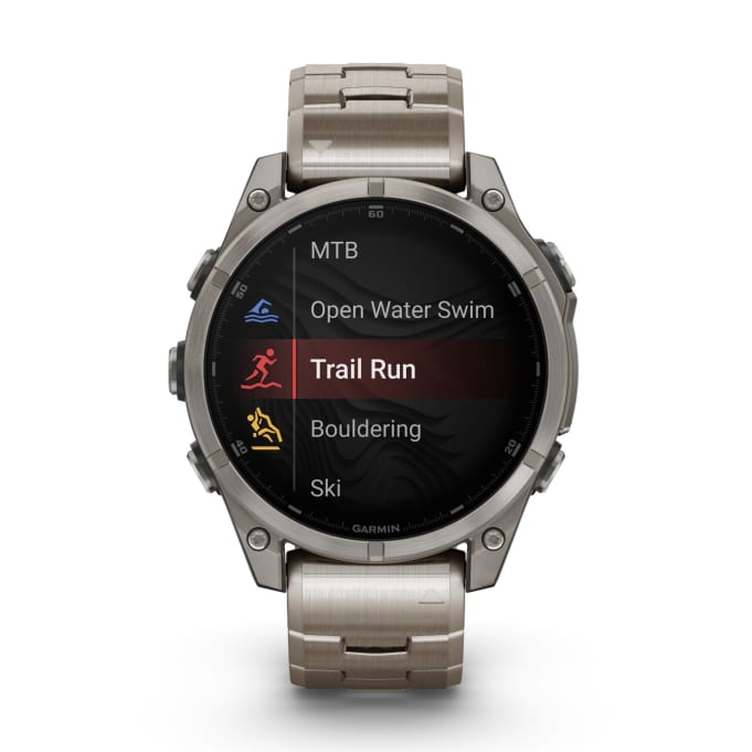 Garmin Fenix 8 47mm AMOLED Sapphire Multisport Smartwatch - Metal Strap