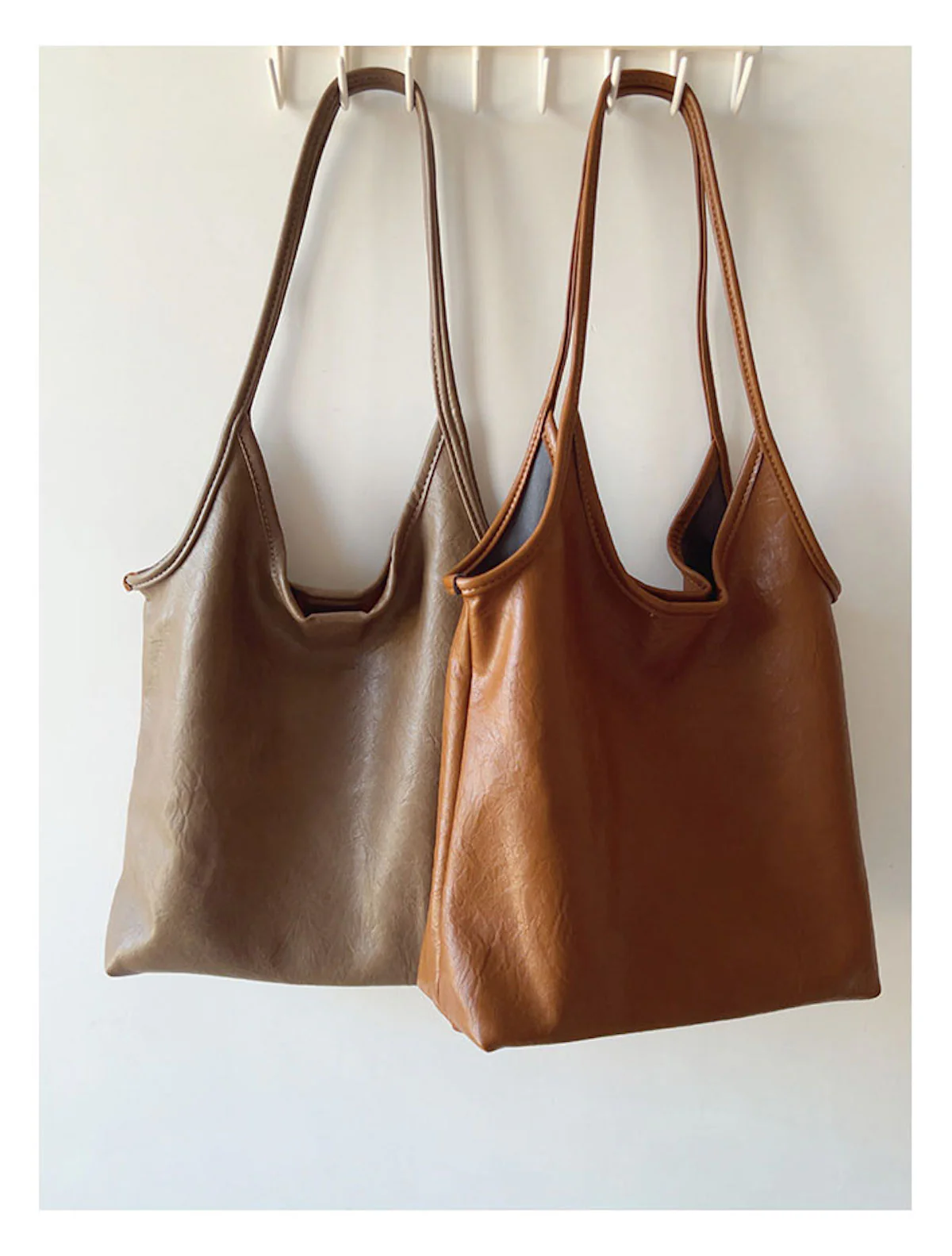 Simple Leather Tote Bag