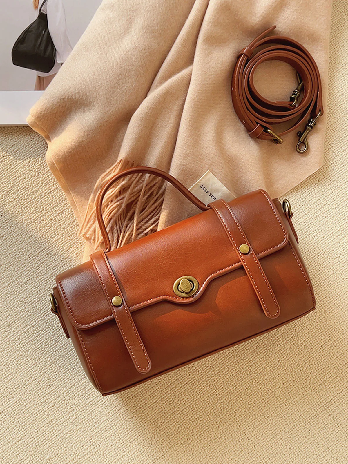 Small Modern Crossbody Messenger Bag