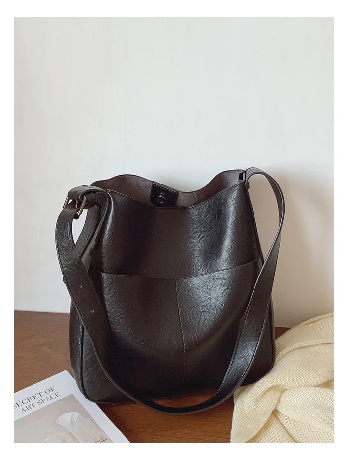 Simple Leather Tote Bag