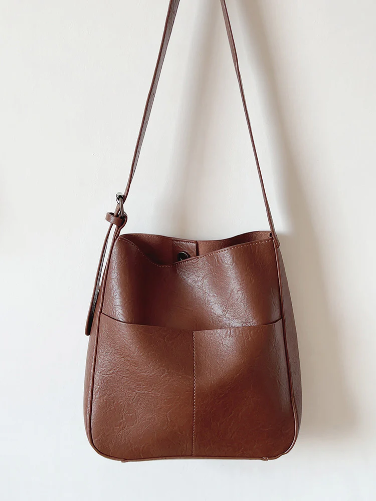 Simple Leather Tote Bag