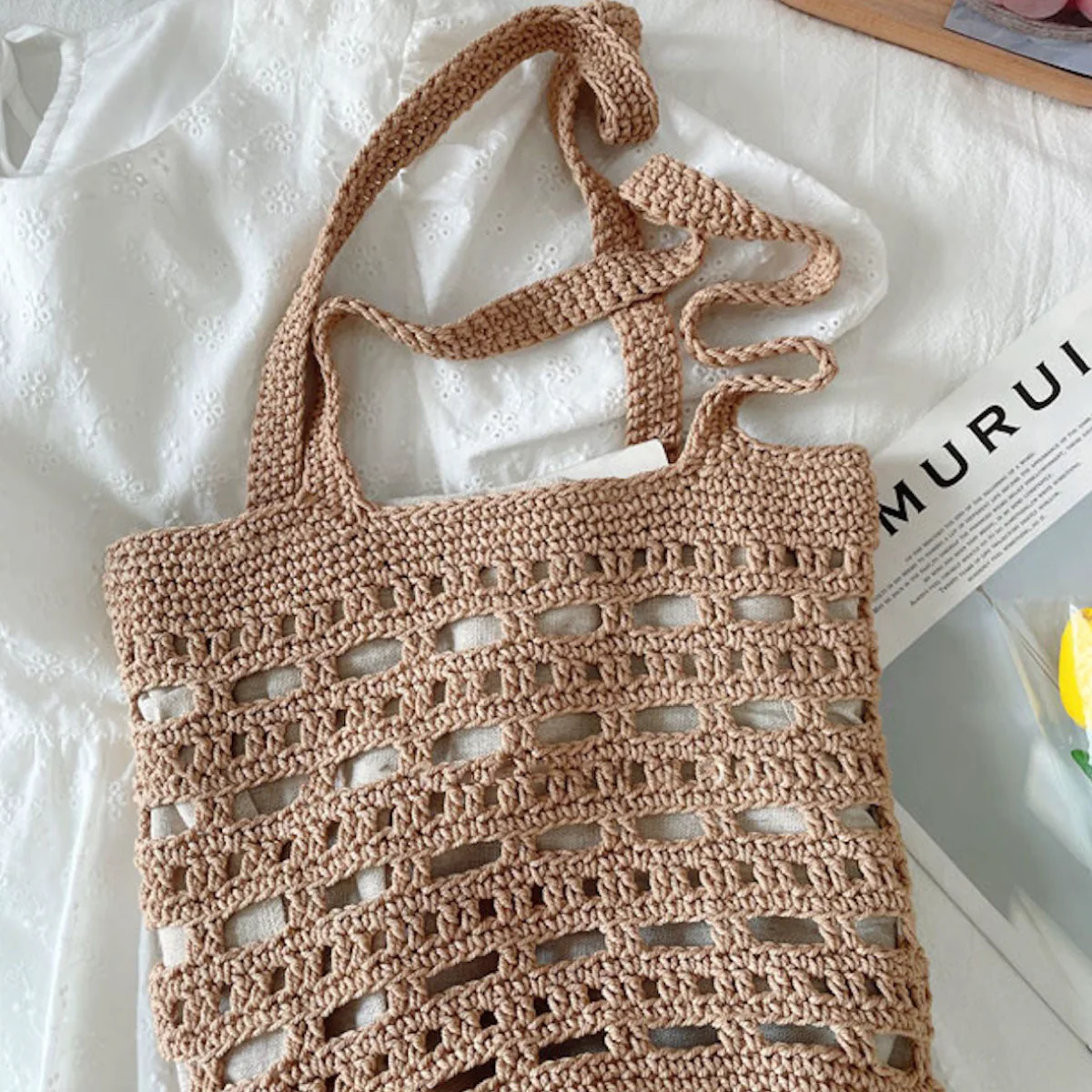 Artsy Crochet Bucket Bag