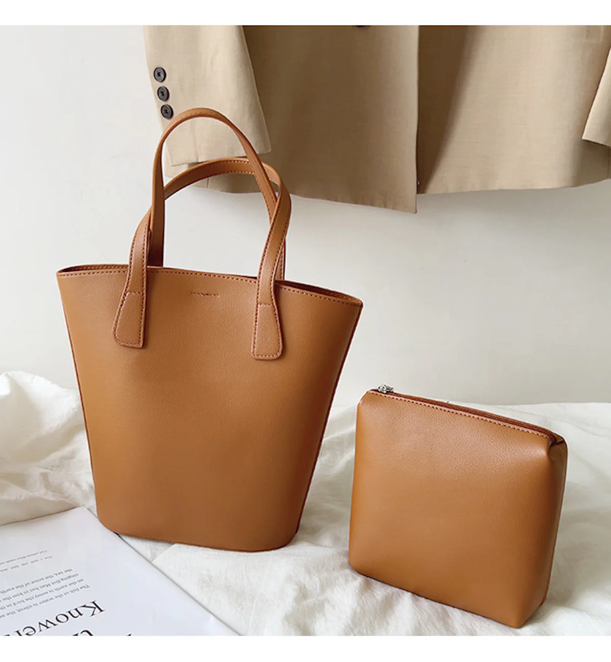 Chic Leather Tote Bag