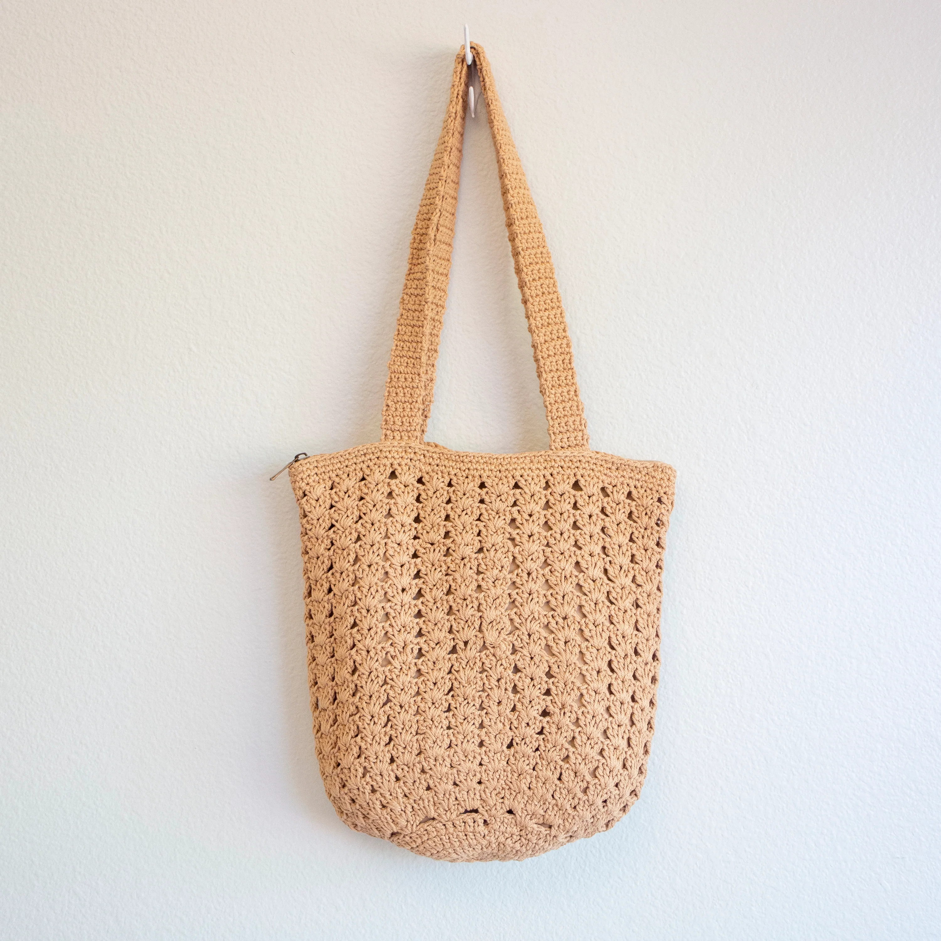 Handmade Crochet Retro Style Tote Bag
