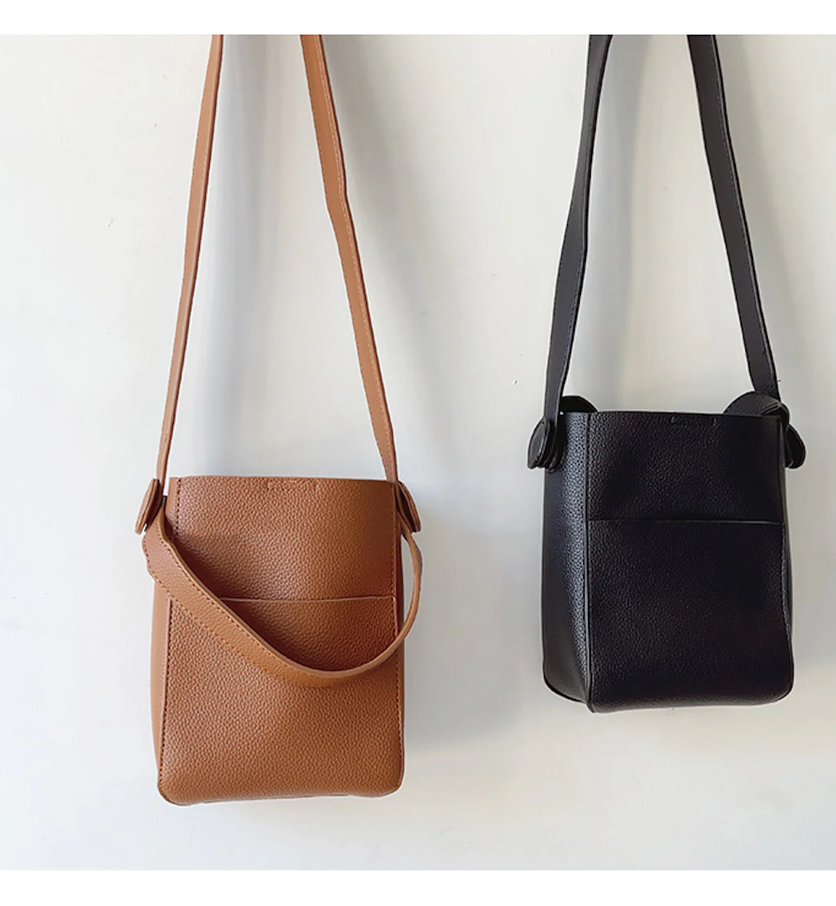 Simple Leather Camera Sling Bag