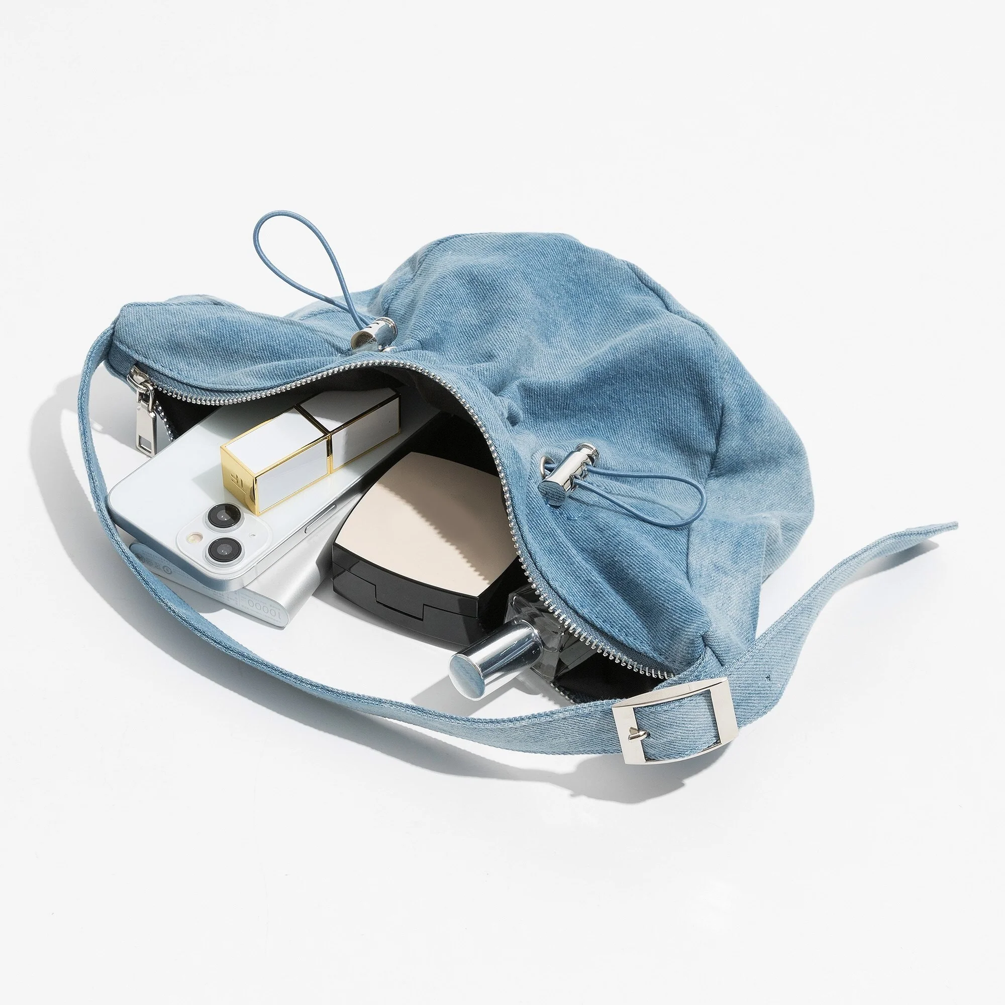 Drawstring Banana Handbag