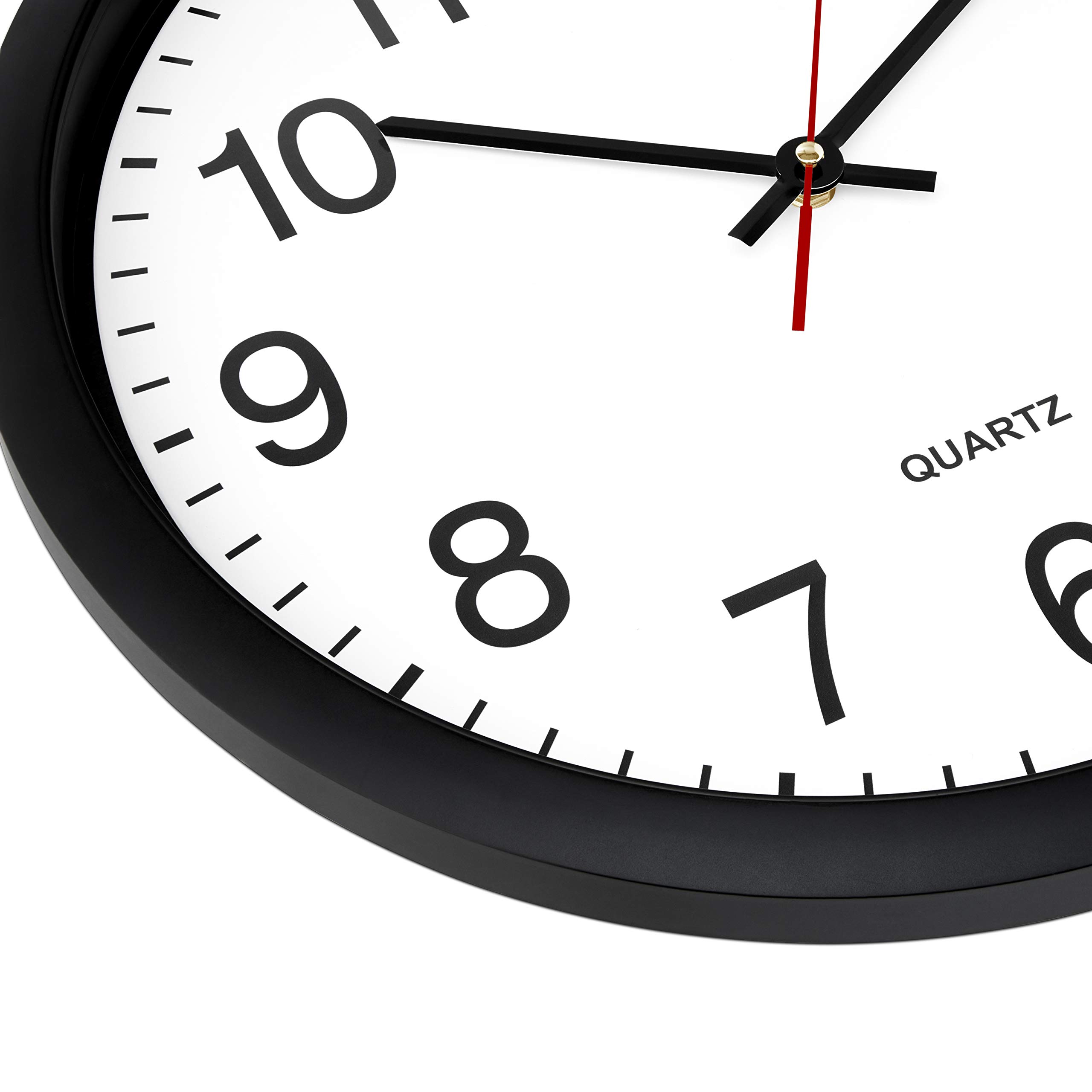 12 inch Silent Non Ticking Modern Wall Clock