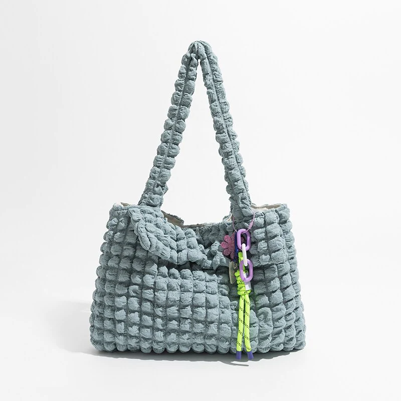 Bubble Quilted Mini Tote Bag