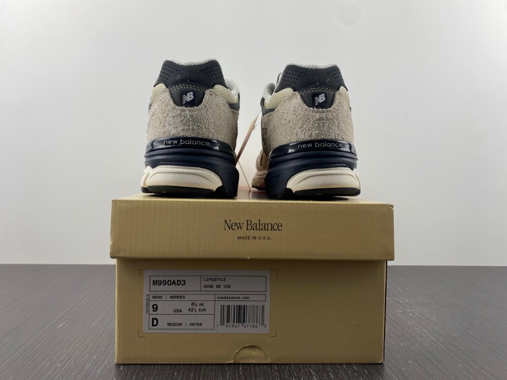 New Balance 990V3 MiUSA Teddy Santis Moonbeam