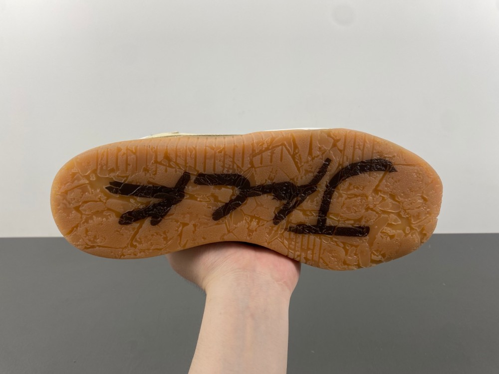 Travis Scott x Jordan Cut The Check New inverted hook White brown burnt yellow FZ8117-100