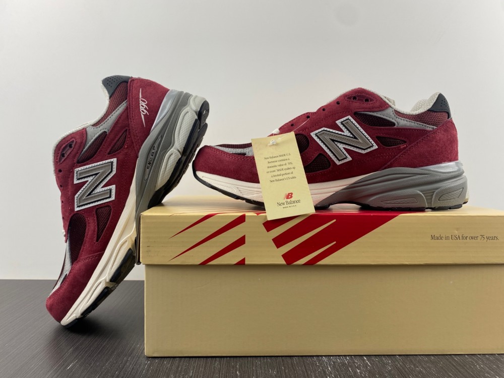 New Balance 990v3 MiUSA 'Scarlet Marblehead' M990TF3