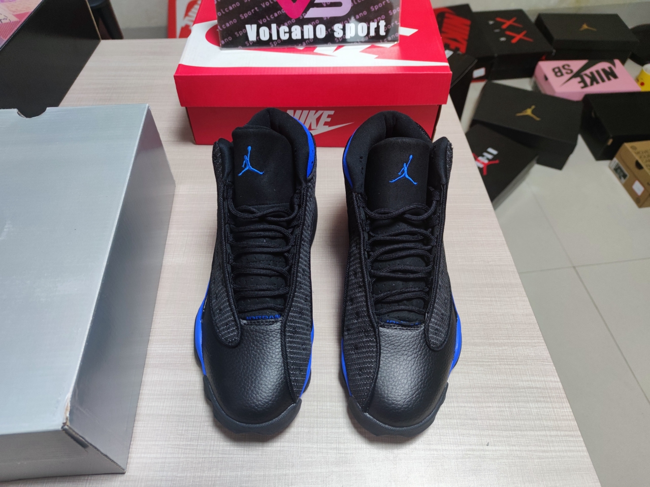 Jordan 13 Retro Black Hyper Royal 414571 040