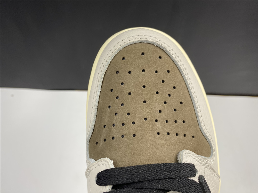 Jordan 1 Travis Scott x Air Jordan 1 reverse hook 2.0 white and brown reverse hook 2.0  CD4487-100