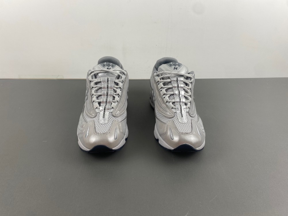 New Balance Silver 1000 Sneakers, Silver Metalic/Rainc