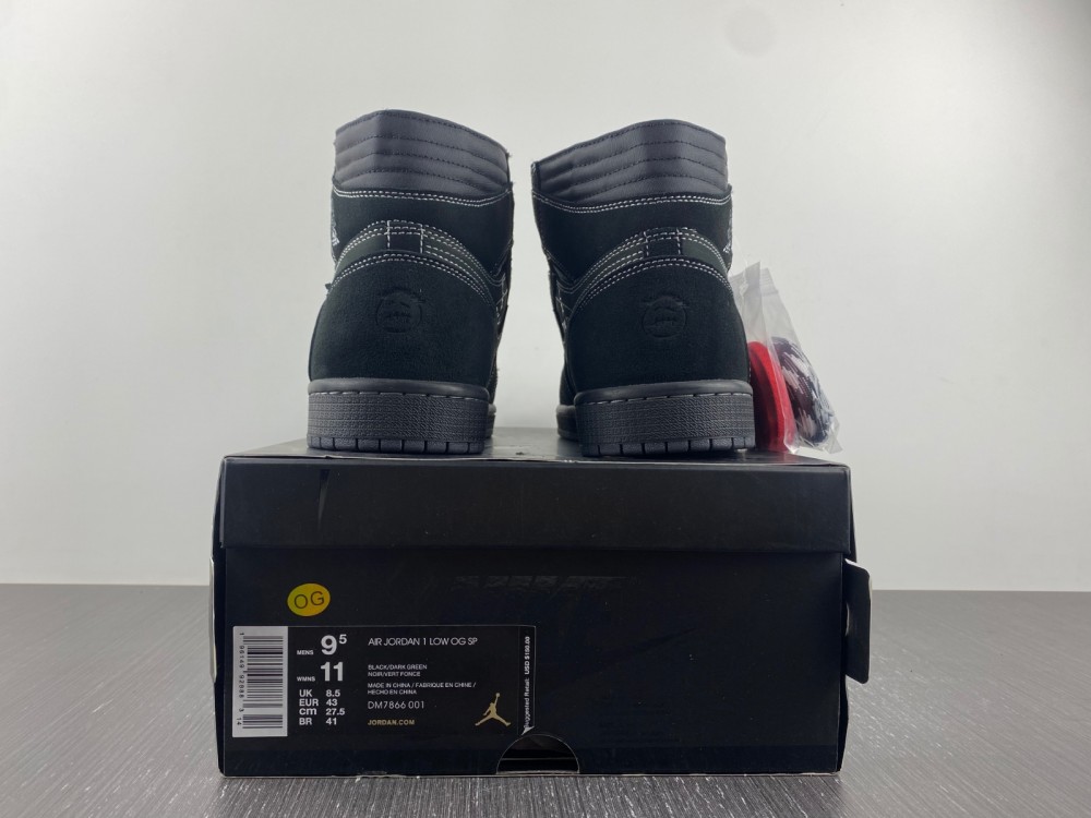 Nike Travis Scott x Air Jordan 1 Black Warrior Hook High Top DM7866-001