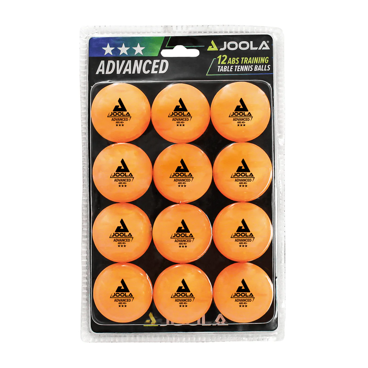 JOOLA Advanced Training ABS 3-Star Table Tennis Balls