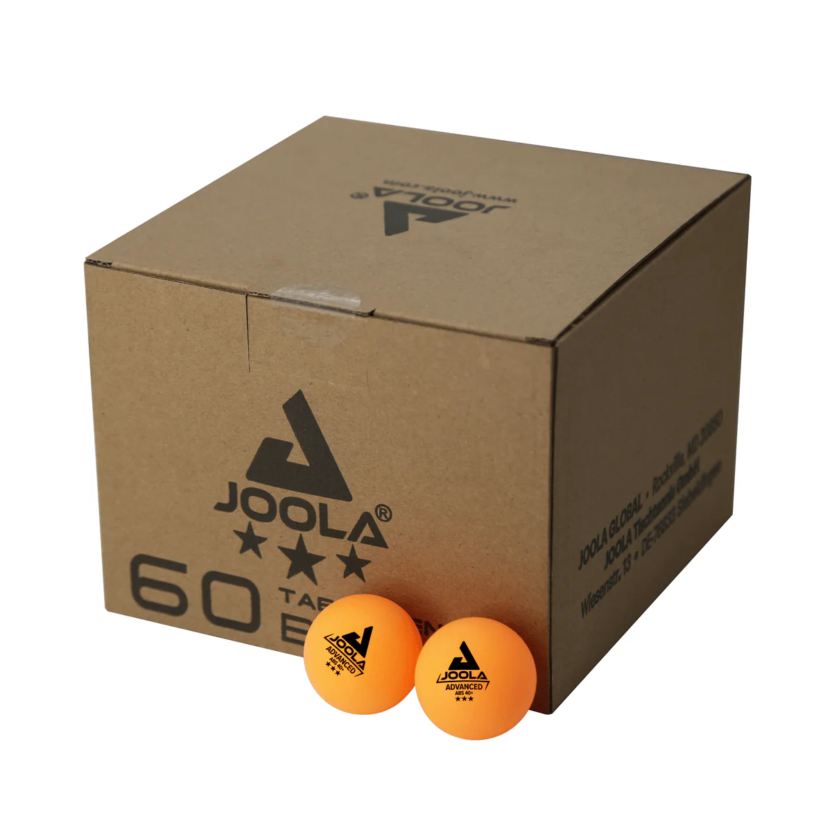JOOLA Advanced Training ABS 3-Star Table Tennis Balls