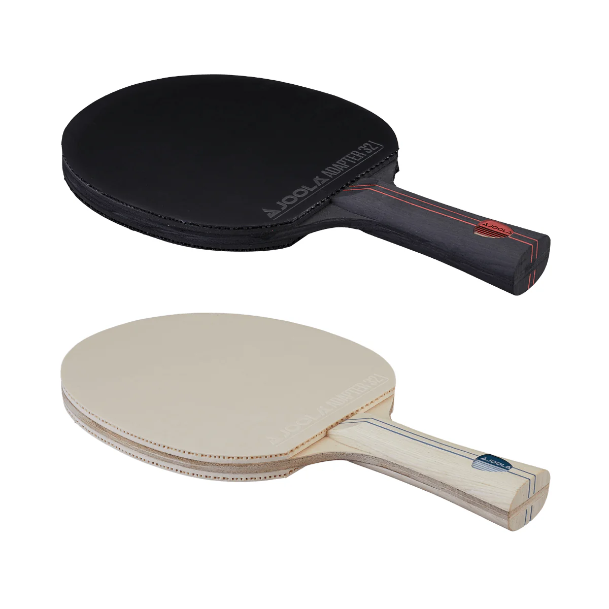 JOOLA Blizzard Blackout Table Tennis Rackets & Balls Set