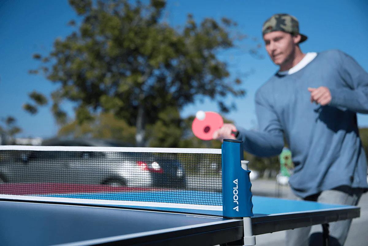 JOOLA Retractable Table Tennis Net and Post Set