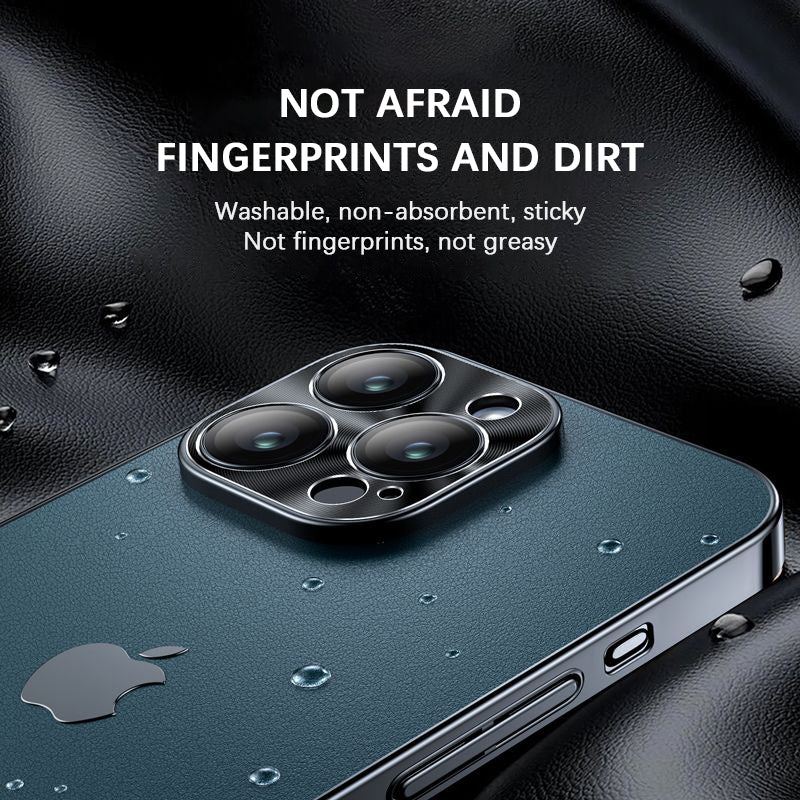 Dark Green iPhone Gold Edge Leather Protective Case