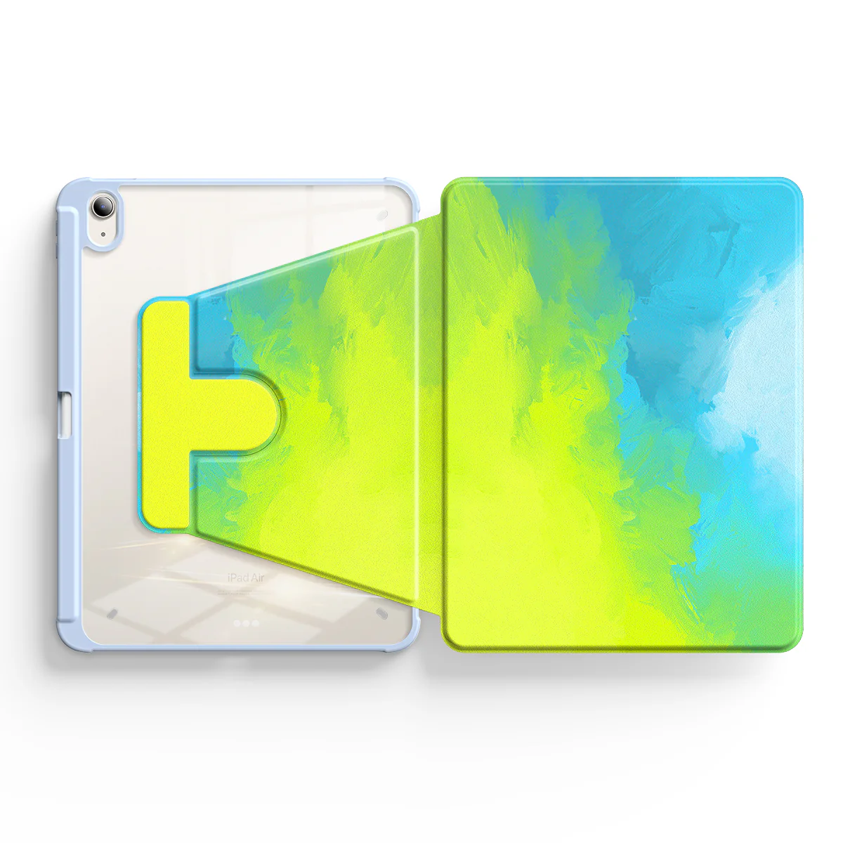 Fluorescent Beach iPad Series Snap 360 Stand Impact Resistant Case