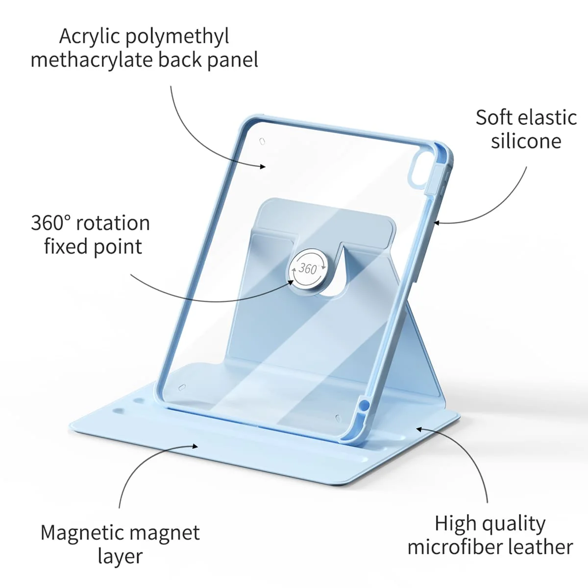 Salt Sea iPad Series Snap 360 Stand Impact Resistant Case